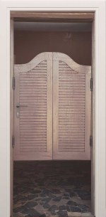 XL deursticker western saloon